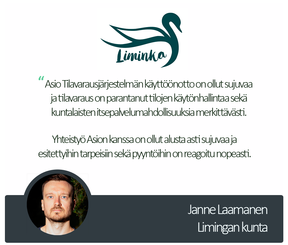 Janne Laamasen asiakassitaatti Limingan kunnasta