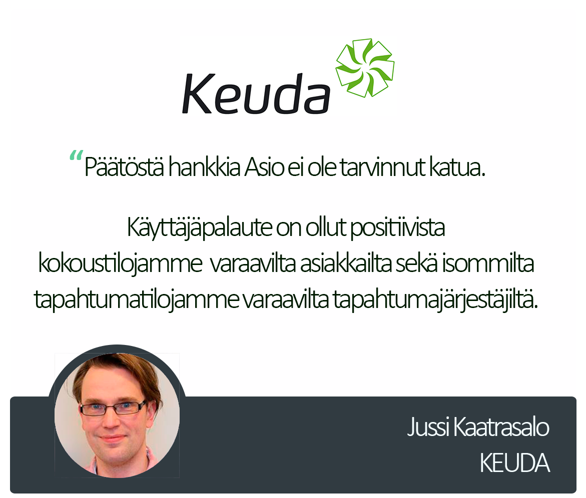 Jussi Kaatrasalon asiakassitaatti (Keuda)